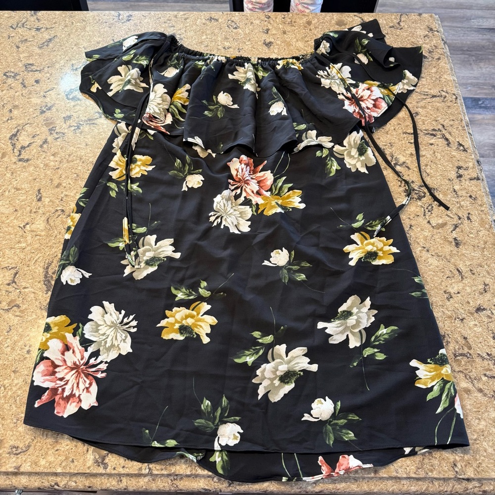 Floral Off-Shoulder Dress